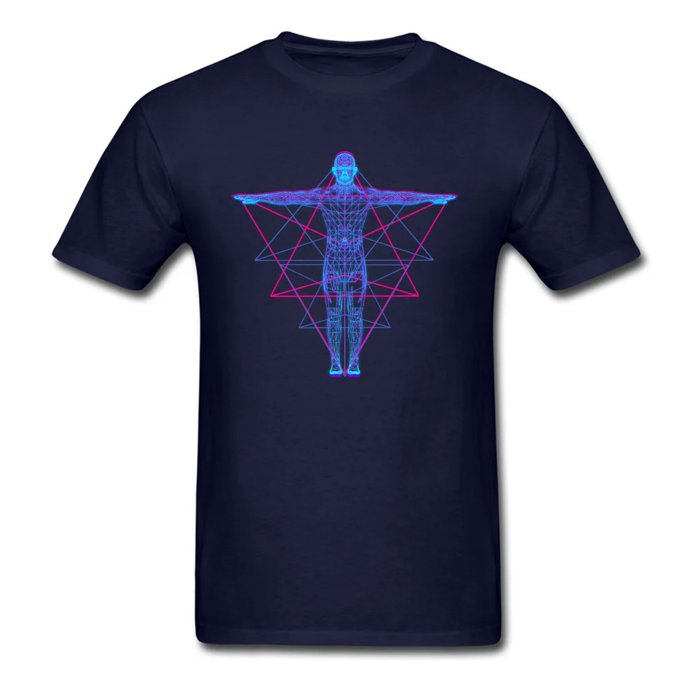 AI  Artificial Intelligence Custom Summer/Fall Cotton Fabric Round Collar Men Tops Shirts T Shirts On Sale Short Sleeve T-shirts AI   Artificial Intelligence navy