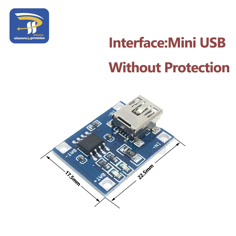 Mini Micro type-c USB 5V 1A 18650 TP4056 модуль зарядного устройства литиевой батареи зарядная плата с защитой двойные функции 1A li-ion