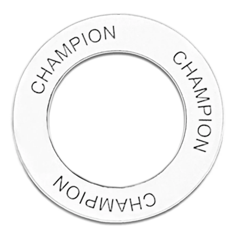 Античный серебряный камень сплав Чемпион сообщение подвеска кольцо с