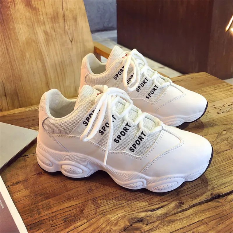 2019 Spring New Running Shoes Female Students Outdoor Sports Shoes Small White Shoes High Quality Women's Sneakers