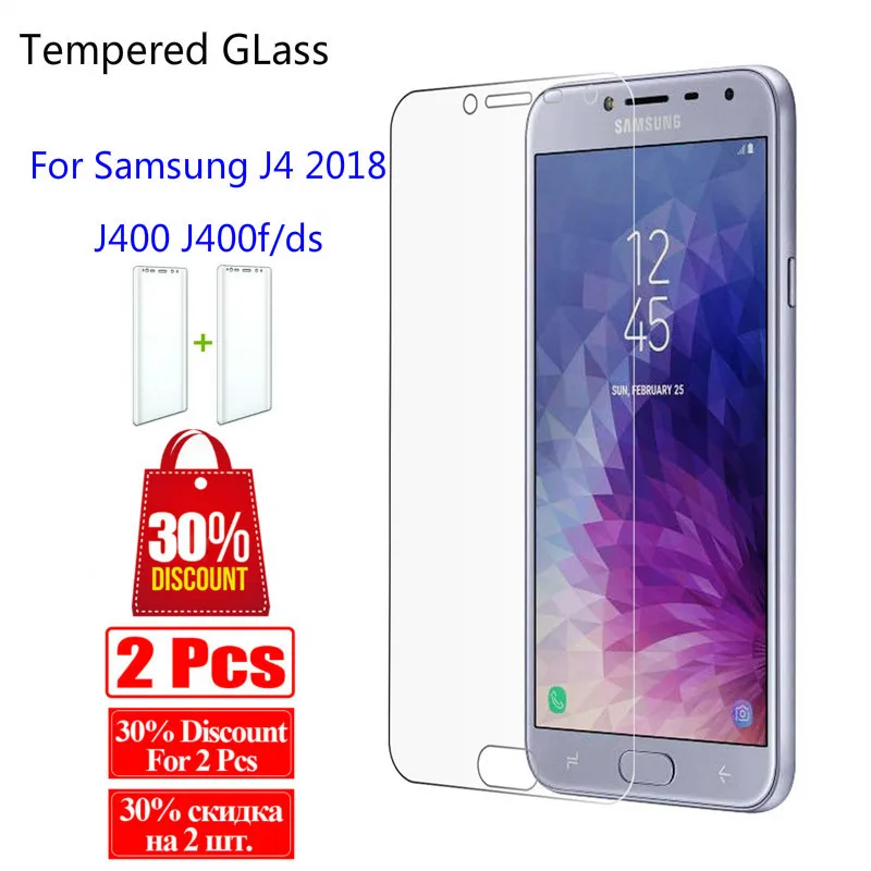 Закаленное стекло для Samsung Galaxy J4 2018 J400 J400f/ds Защита экрана J 4 защитный чехол