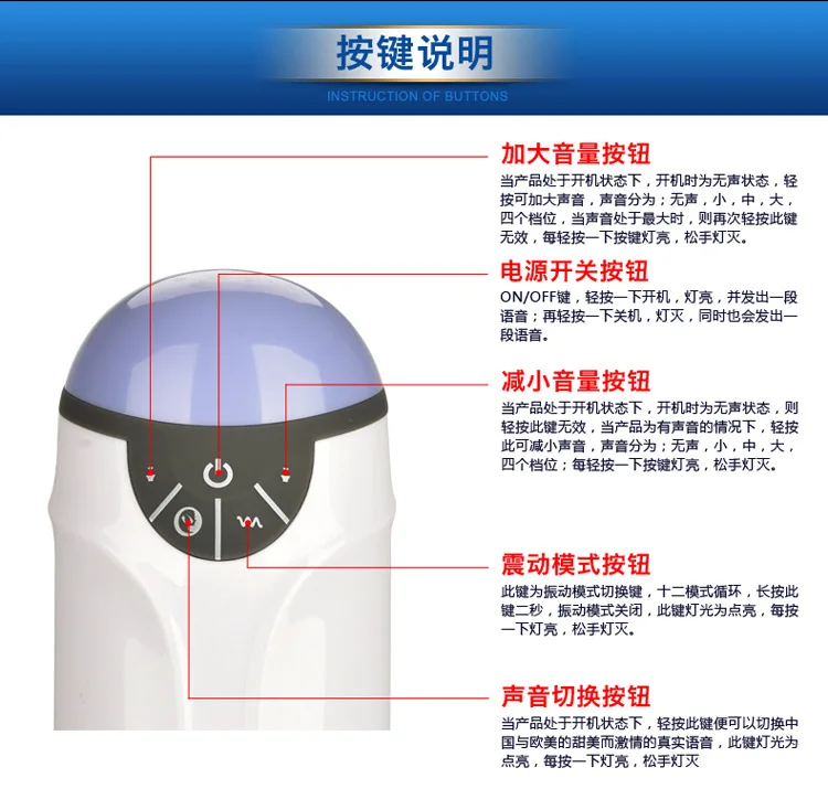 Sex Products Hands Free Realistic Suction Cup Male Masturbator 12 Frequency Bullet Vibrating Vagina Real Pussy Sex Toys for Men 10