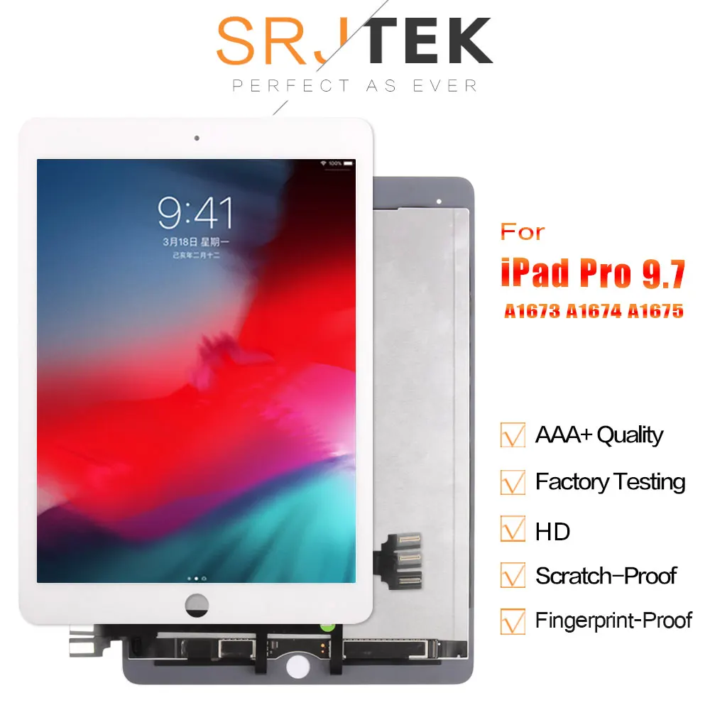 Для iPad Pro 9 7 ЖК дисплей с сенсорным экраном в сборе для A1673 A1674 A1675 матричный