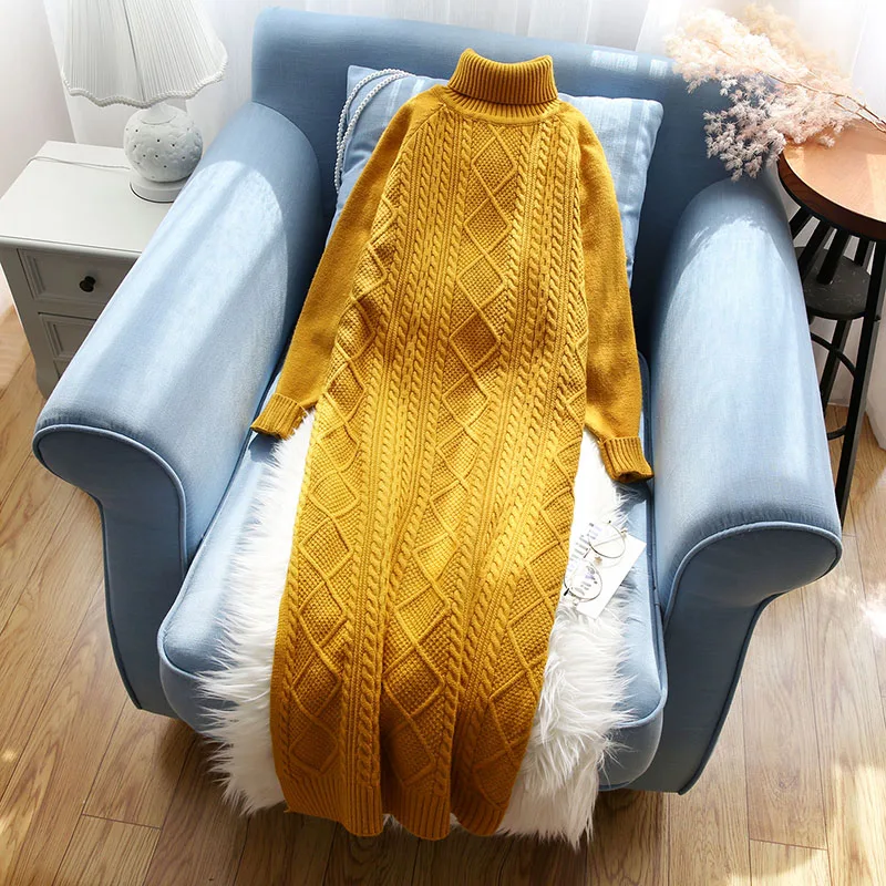E Primavera Dolcevita Maglia Outwear 2019 green Donne Maniche Delle Lavorato brown Lunghe Elegante yellow A Solido Femminile Khaki Intrecciato Caldo Nuovo Maglioni Signora Pullover Tops Della xr6WYrCq