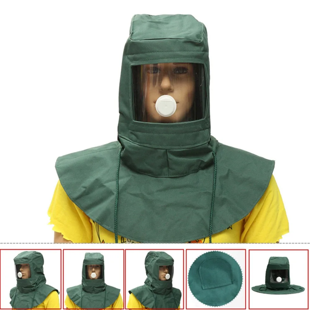 

Blasting Hood Sand Abrasive Grit Shot Sandblaster Mask Dust Protective Tool