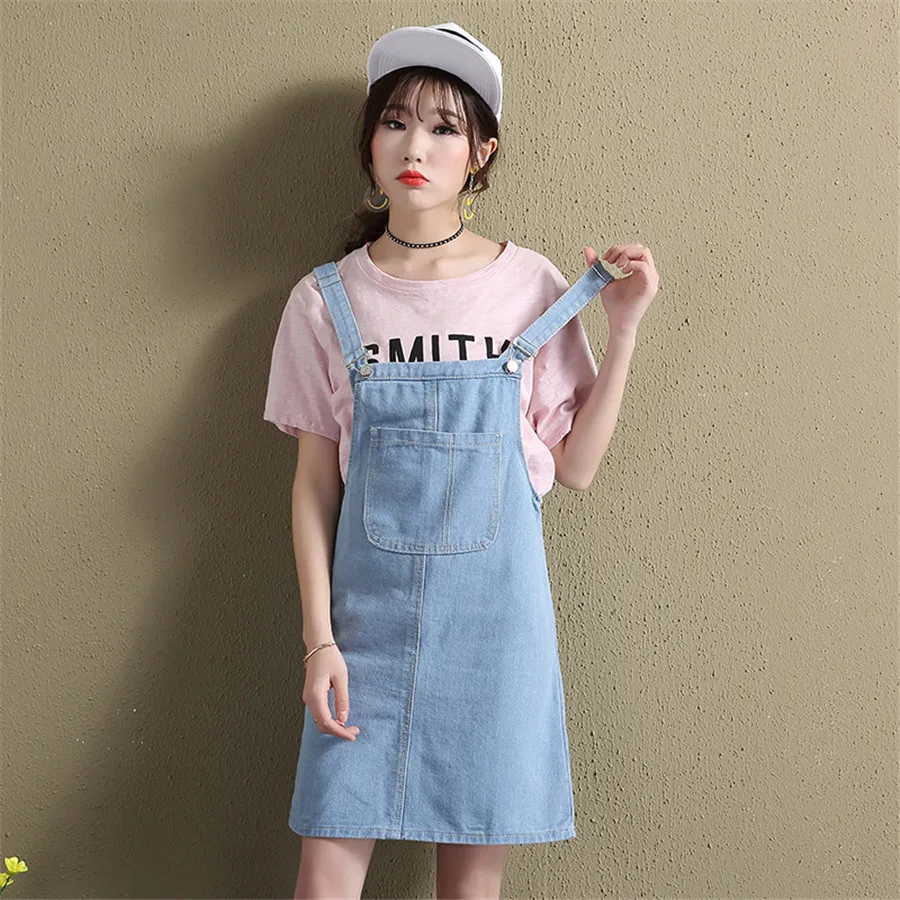 2021 New Spring Korean Denim Overalls 