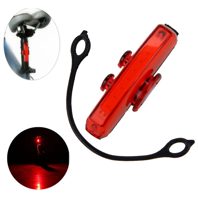 Perfect Waterproof Safety Bike Taillight USB Rechargeable Bicycle Riding Rear Light COB LED Bike Light with 650 mAH Built-in Battery 1