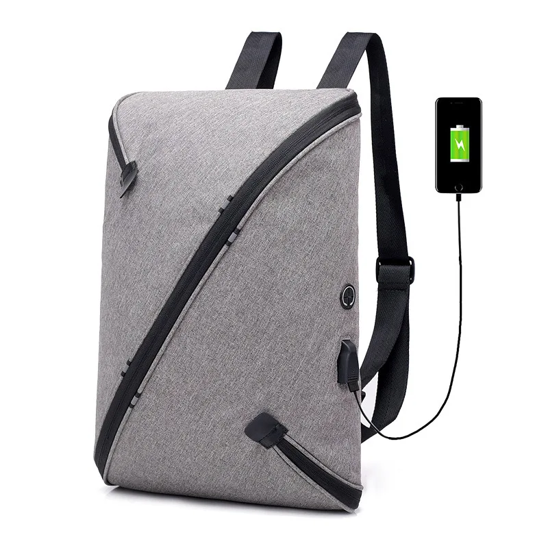 

Hacmpoehue Anti-theft Backpack Men Large Capacity Laptop Backpack Male Business USB Charging Student School Bags Women Book Bags
