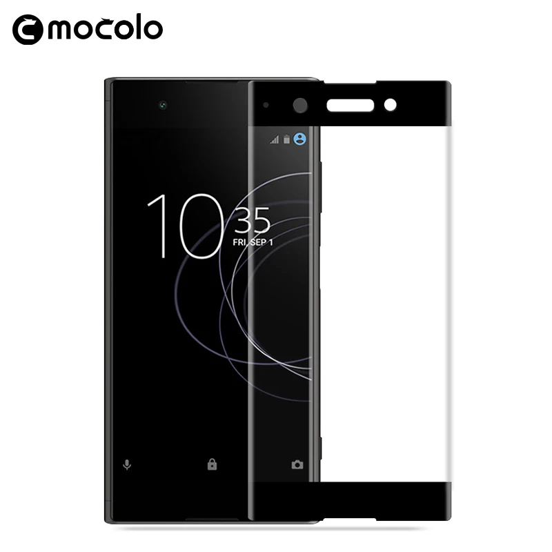 Mocolo полное покрытие Экран протектор Стекло для Sony Xperia xa1 3d изогнутые закаленное