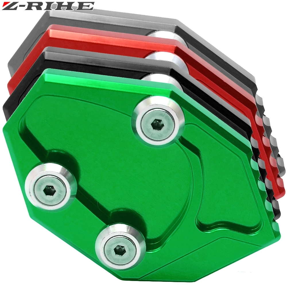 

CNC Aluminum Motorcycle Side Stand Enlarger Plate Kickstand Enlarge Extension For KAWASAKI Ninja ZX14R ZX14 ZZR1400 2006-2015