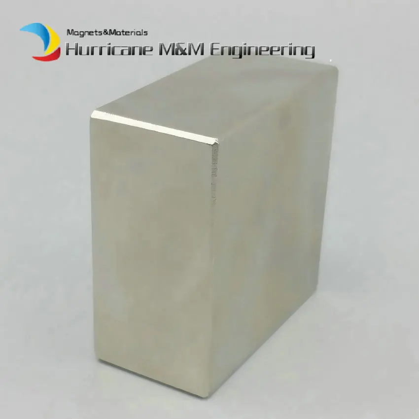 Магниты NdFeB(неодим-железо-бор Блок 40x40x20+/-0,1 мм мощный неодимовый магнит постоянных магнитов редкоземельных магнитов Класс N42 NiCuNi покрытием
