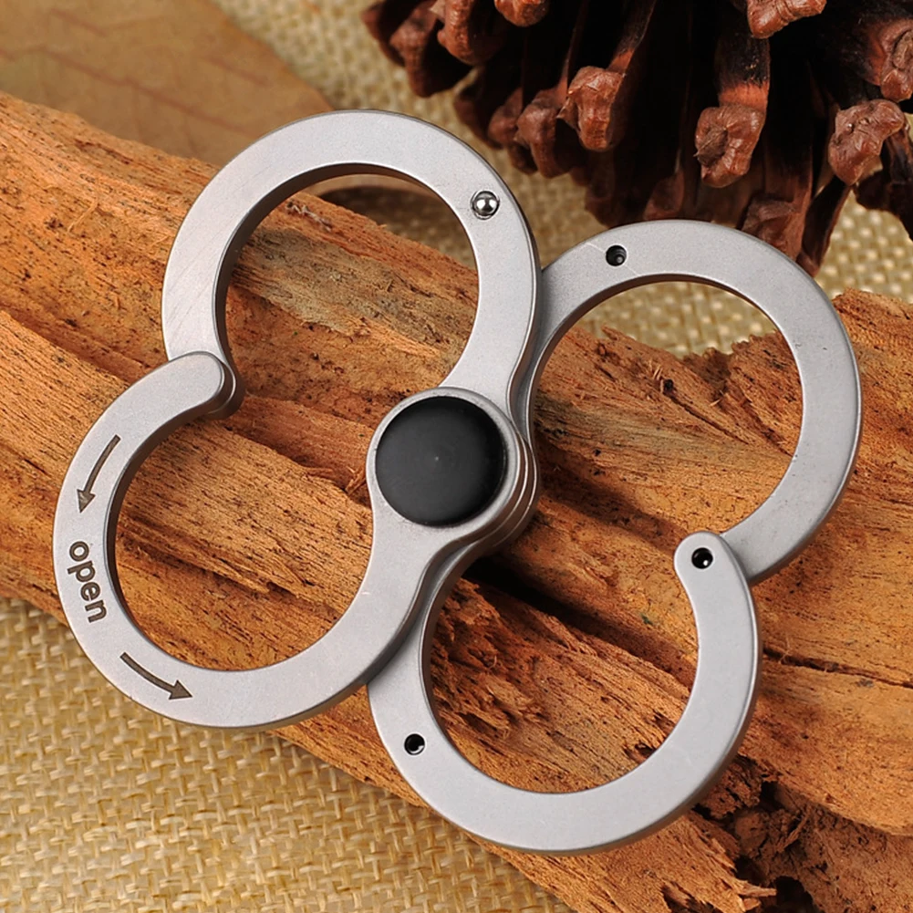 

Multi Functional Tiger Ring Hardware Outdoor Sport EDC Practical Keyring Survival Tool Opener Stainless Steel Screwdriver