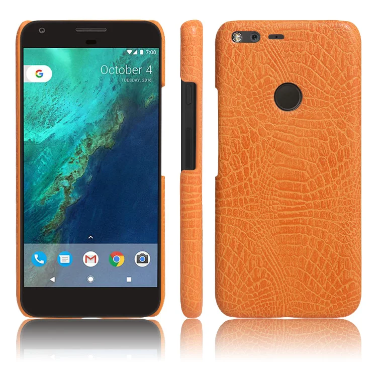 

Luxury PU leather Case For Google Pixel XL 5.5" in crocodile style Phone Case Accessories Back Cover For Google Pixel 5.0"