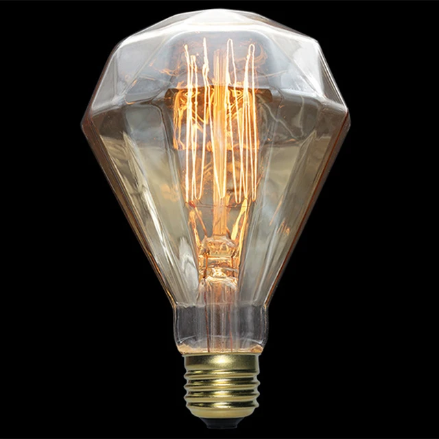 Lumiparty 110v 40w E27 Diamond Shape Vintage Edison Light Bulb For Lumiparty 110v 40w E27 Diamond Shape Vintage Edison Light Bulb For Living Room Dining Bedroom