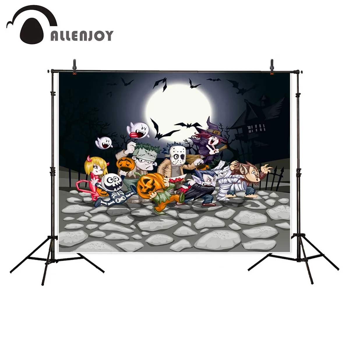 Allenjoy Fotografi Latar Belakang Kartun Zombie Lucu Malam Anak Baru Allenjoy Fotografi Latar Belakang Kartun Zombie Lucu Malam Anak Baru