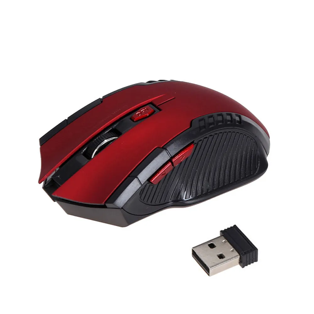 

OMESHIN 2.4GHz 1600DPI Wireless Optical Mouse Rechargeable Silent USB Optical Ergonomic Gaming Mice For PC Computer Laptop