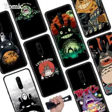 My Neighbor Totoro Anime Black Soft Case for Oneplus 7 Pro 7 6T 6 Silicone TPU Phone Cases Cover Coque Shell
