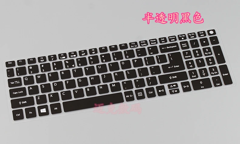Силиконовая клавиатура защитная пленка для acer Aspire E5-573G E15 F5-572G E5-552G T5000
