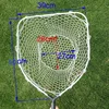 Fly Fishing Net Rubber Clear Mesh Landing Net with Removable / Replaceable Handle Kayak Release Net ► Photo 3/3