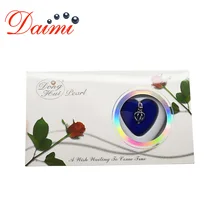 DMWB002 caja de deseos collar de perlas con colgante de mejillón Natural para el regalo del Día de San Valentín(China)