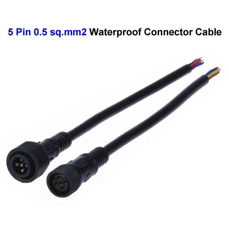 5 Paare 2P 2,5mm Stecker zu Buchse Kabel Draht Stecker für LED Streifen