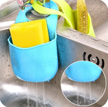 

Creative Folding Silicone Hanging Kitchen Sponge holders Sponge Storage Rack Basket Wash Cloth Or Toilet Soap Shelf Organizer