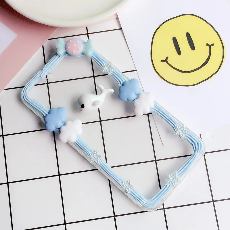 

I am alone Phone Cases For Vodafone Smart E8 N8 V8 Smart ultra 6 3D Cream Doll Mobile Phone Cover Cute Fashion Colorful Shell