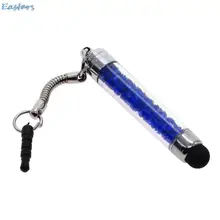 Кристалл синего цвета мобильный телефон сенсорный экран Стилус для Универсальный мобильный телефон для xiaomi 5 шт./партия