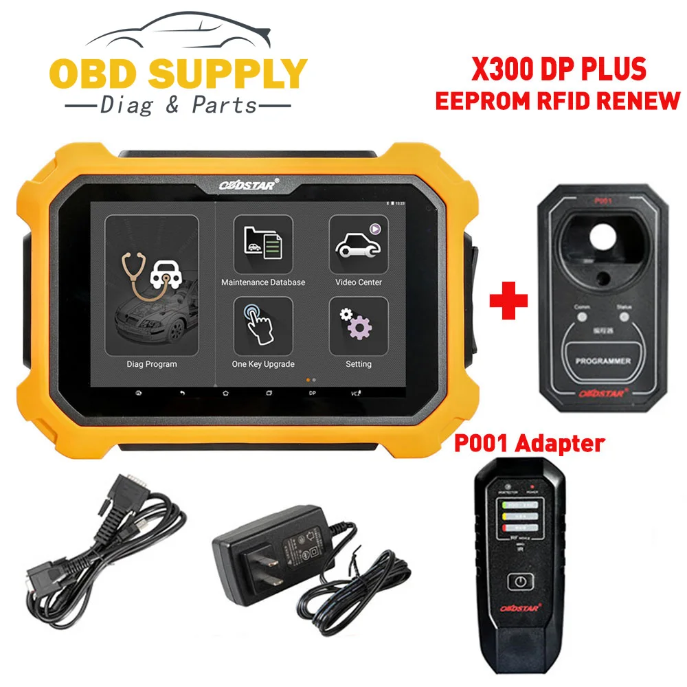 

OBDSTAR X300 DP Plus X300DP Auto Key Programmer Pin Code Odometer Correction EEPROM Adapter Digimaster3 EPB ABS Diagnostic-Tool