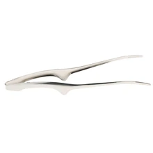 Сервировочный кухонный инструмент зажим для барбекю выпуклый буфет термостойкие пищевые щипцы для барбекю легкие легко очищаемые практичные из нержавеющей стали