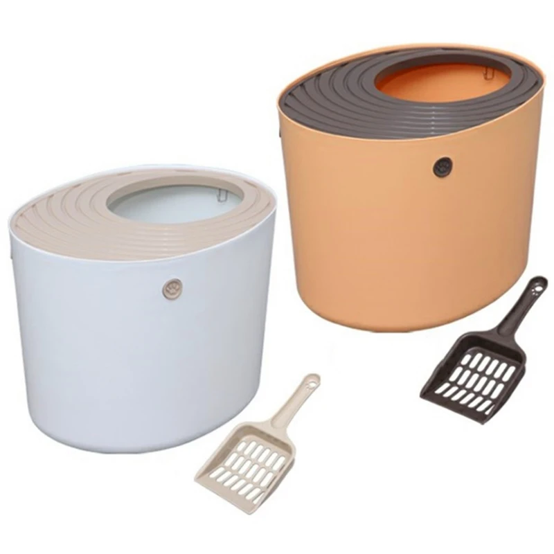 Cat Sandbox Kitten Litter Box Indoor Semi-Closed Tray Toilet Bedding Training Detachable Bedpan For Small Medium Pet Accessories Cat Sandbox Kitten Litter Box Indoor Semi-Closed Tray Toilet Bedding Training Detachable Bedpan For Small Medium Pet Accessories