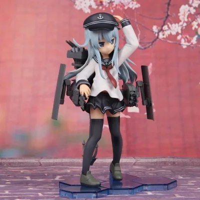 

Anime Hibiki Yamato Kantai Collection Soldiers Girl Cute Action Figure Pvc Collection Model Toys Gift With Box 20cm