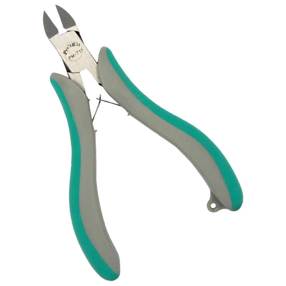 

Proskit PM-711 Precision Diagonal Cutting Pliers Electronic Cable Cutter Hand Tools Sider Cutter Repair Tool