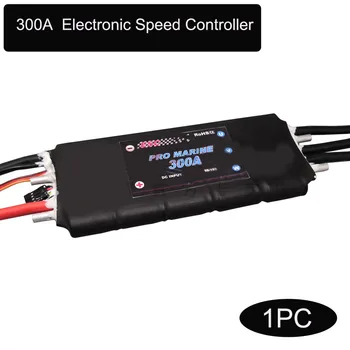 

1PC Electric Speed Controller High Voltage 300A 1.4 Meters Marine Water Cooling Electronic Governor Parts for RC Boat Model