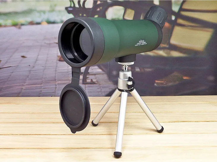 Zoom de Acampamento Lupa com Tripé Spotting Scope Mini Telescópio Monocular Caça Óptica Tamanho Bolso Compacto 20x50 2 de acampamento caça spotting óptica tamanho bolso compacto lupa com tripé