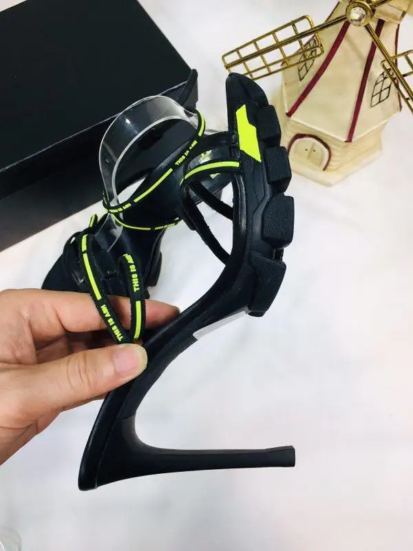 

2019 Hot Shoes Woman Super High Thin Heels 8.5 CM Platform 2.5 CM Sandals Lace Up Lady Shoes Zapatos De Mujer Casual Slingbacks