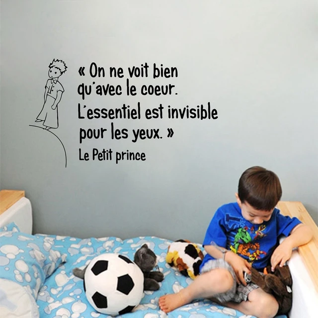 Frans De Kleine Prins Quotes Vinyl Muursticker Kinderen Jongens ... Frans De Kleine Prins Quotes Vinyl Muursticker Kinderen Jongens ...