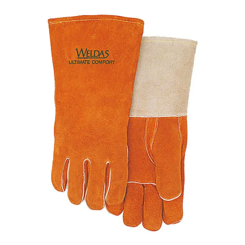 WELDAS 10 0328 Welding Gloves Split Leather High temperature Insulation
