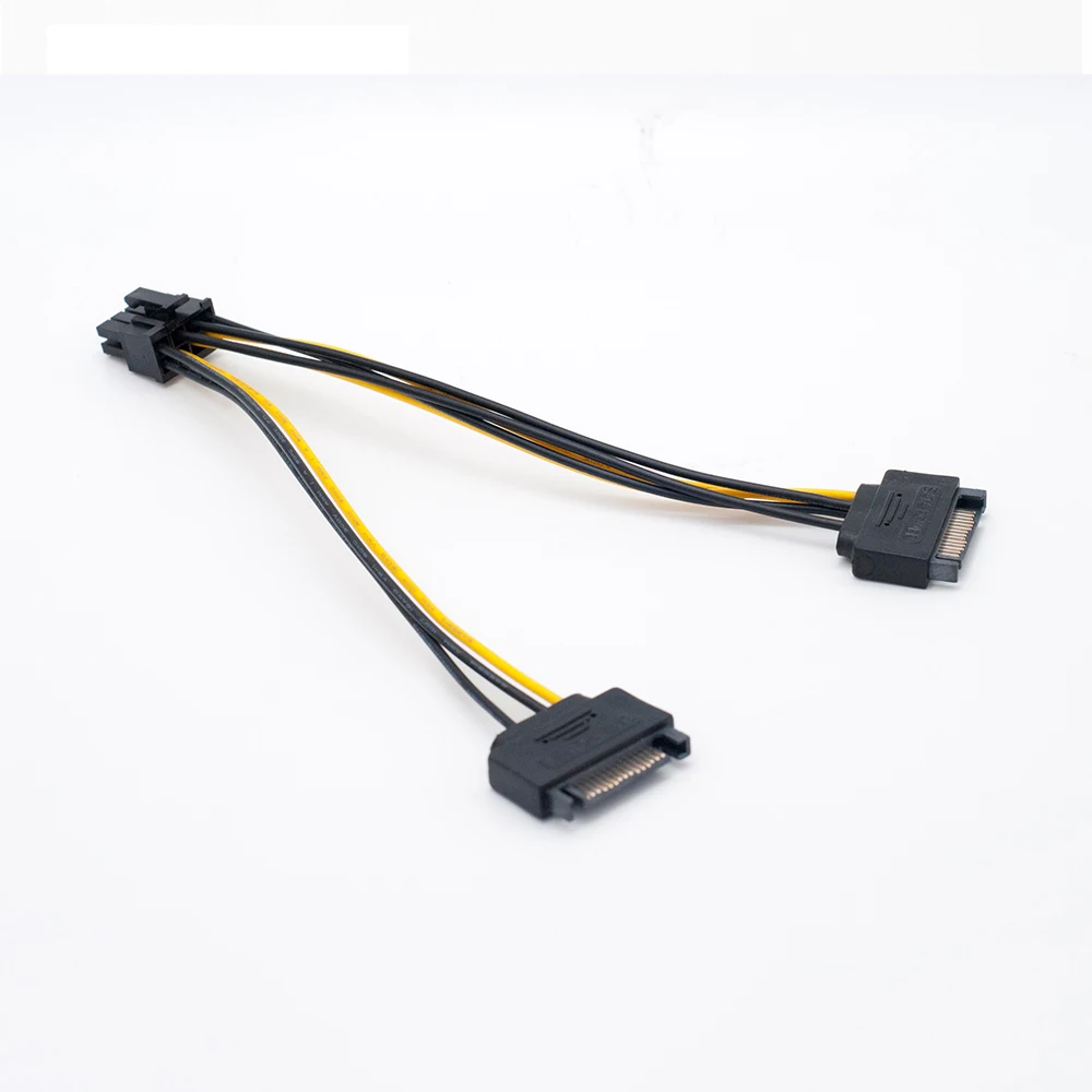 Dual Sata Power Cable Sata To Pin For Gpu Sata Cable For Ssd Dual