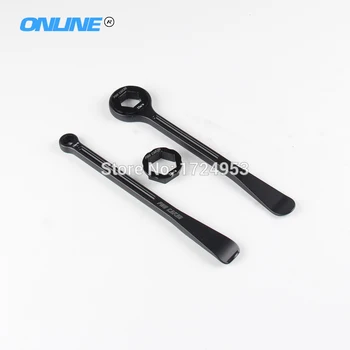 

Tyre Iron Set Spanner Ring set With Hex Wrench Head 10/12/22/27/32mm for Japanese bike Free shipping