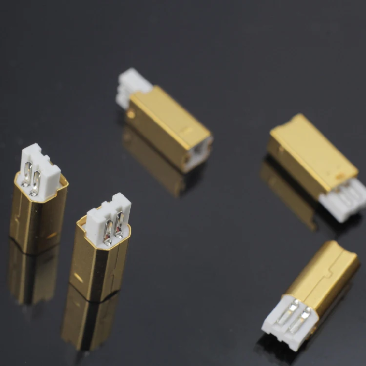 MPS HD 019 HiFi USB 2 0 аудио разъем из чистой меди аудиоразъем 24K 5u позолоченный DAC типа B|hifi