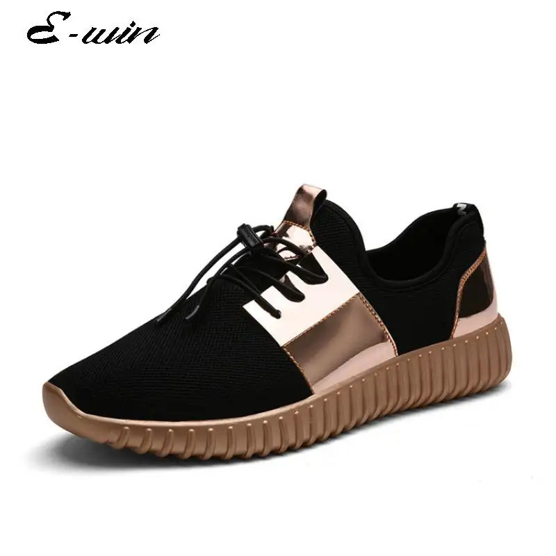 Superstar Air mesh Glossy Gold Men Casual Shoes Summer Fashion Breathable Durable Outdoor Lace-Up sapatos casuais Size 35-44