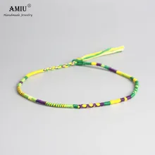 UGA-AMIU Artesanal Tecida Fio de Algodão Boho Gargantilha Colar Envoltório Ajustável Gargantilha Vintage Colar Bohemian