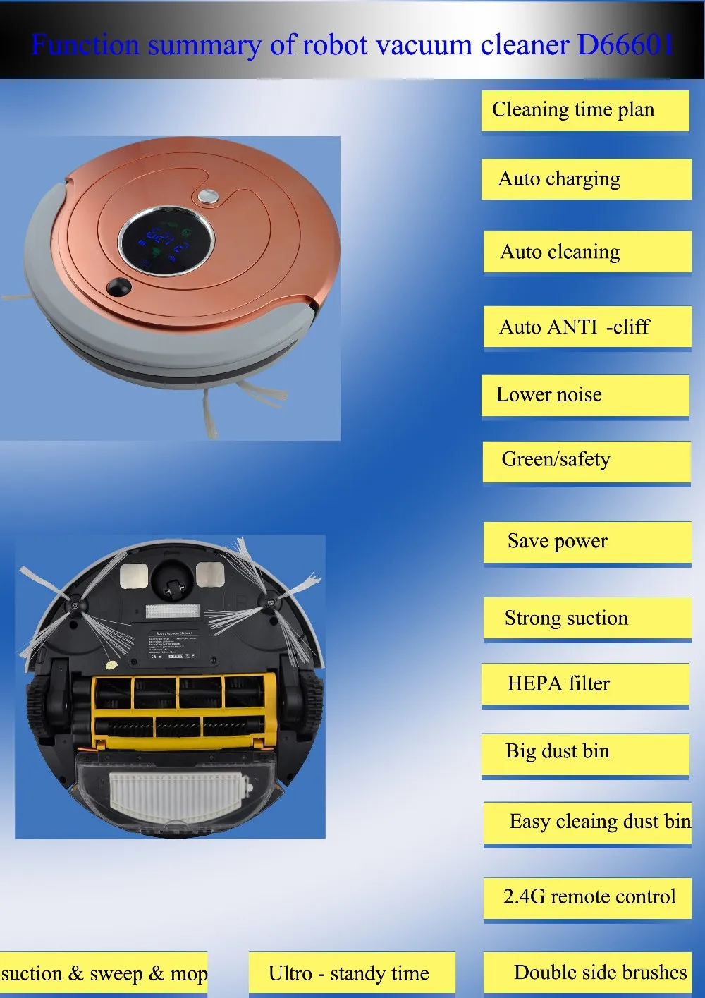 Flash Deal big discount !  Brand robot vacuum cleaner ,robotic  ,blueteeth remote control ,Li-battery , long working time ,strong suction 0