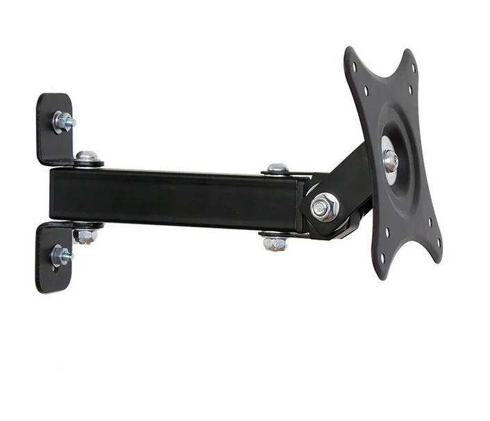 

funssor Tilting Swivel Wall-Mounted Bracket for LCD/LED 14-27" Screen Holder Black