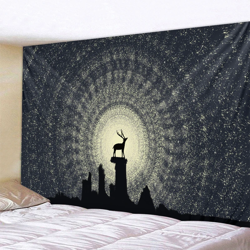 

Home Furnishing Bohemian Mandala Tapestry Wall Hanging Sandy Beach Picnic Throw Rug Blanket Camping Tent Travel Sleeping Pad