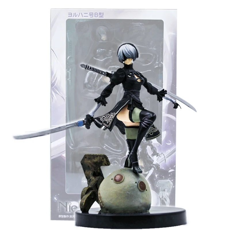 

NieR Automata YoRHa No. 2 Type B 2B PVC Action Figure Model Doll Toy Gift