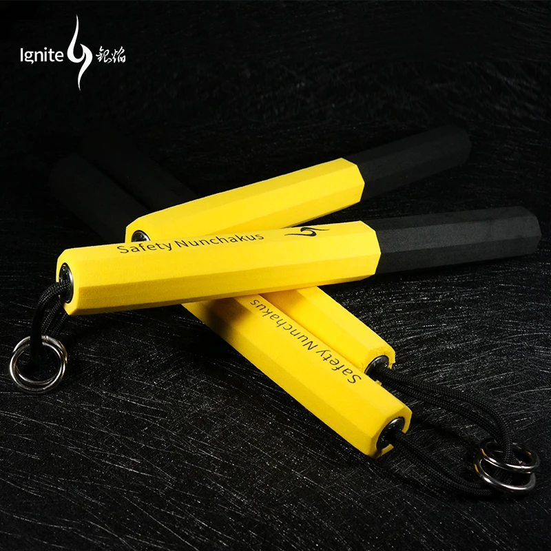 Preise Schwamm doppel seil Nunchakus Sicherheit bohrer Martial Arts Ausrüstung Trainings Praxis anfänger leistung Martial Arts Produkte