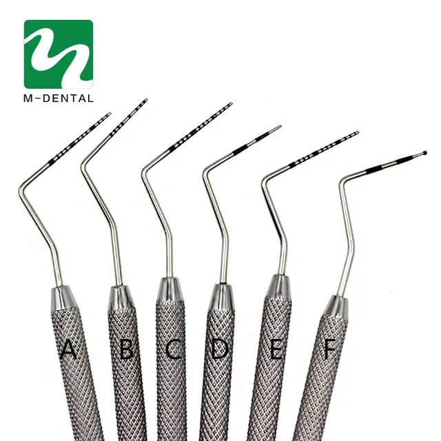 1pc Dental Stainless Steel Periodontal Probe With Scaler Explorer