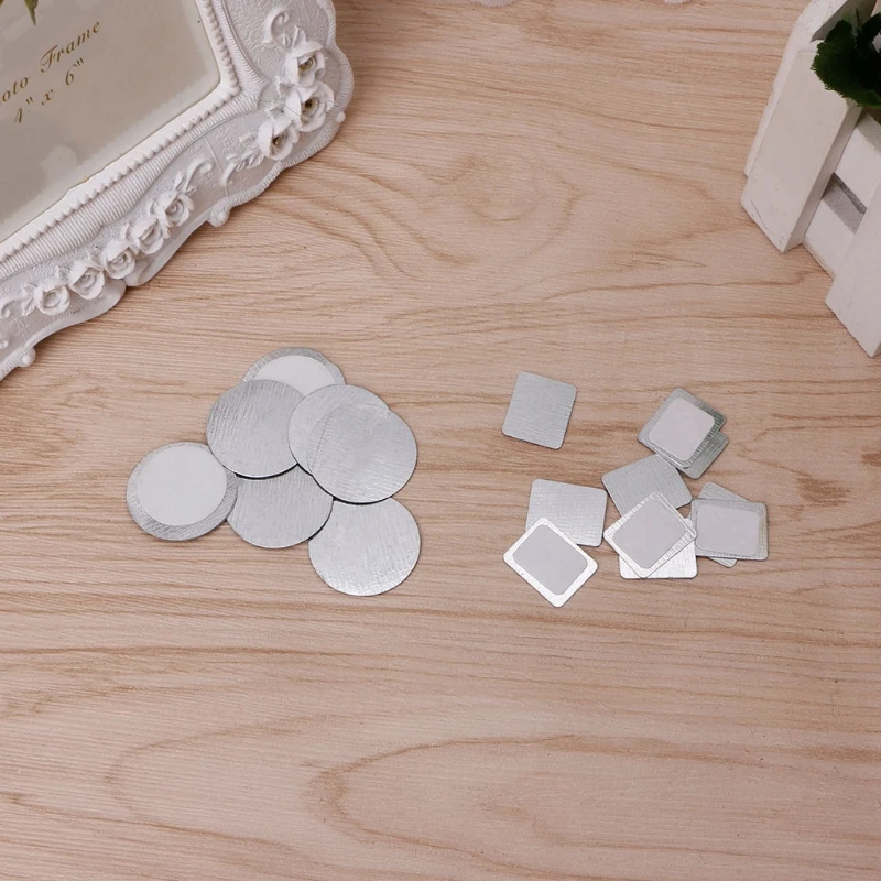 

HUAMIANLI 10pcs Empty Magnetic Eyebrow Powder Pot Tin Palette Pans DIY Eyeshadow New
